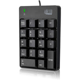 Adesso USB Spill Resistant 18-Key Numeric Keypad — AKB-601UB