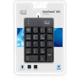Adesso USB Spill Resistant 18-Key Numeric Keypad — AKB-601UB