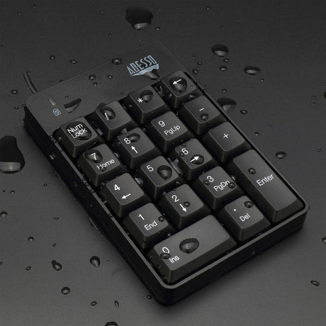 Adesso USB Spill Resistant 18-Key Numeric Keypad — AKB-601UB