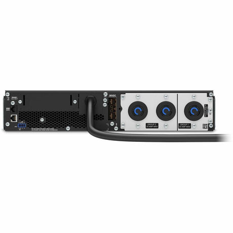 APC Smart-UPS On-Line, 3kVA, Rackmount 2U, 208V, 2x L6-20R+1x L6-30R NEMA outlets, SmartSlot, Extended runtime, W/ rail kit — SRT3000RMXLT