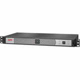 APC Smart-UPS, Line Interactive, 500VA, Lithium-ion, Rackmount 1U, 120V, 4x NEMA 5-15R outlets, Network Card, Short Depth — SCL500RM1UNC
