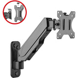 Aluminum Wall Mount Gas Spring Monitor Arm - 17" to 32" — CE-MT2K12-S1