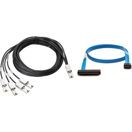 HPE StoreEver 4m Mini SAS HD (SFF-8644) LTO Drive Cable for 1U Rack Mount Kit — 876805-B21