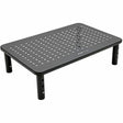 Eaton Tripp Lite Series Monitor Riser for Desk, 14 x 9 in. - Height Adjustable, Metal, Black — MR1411M