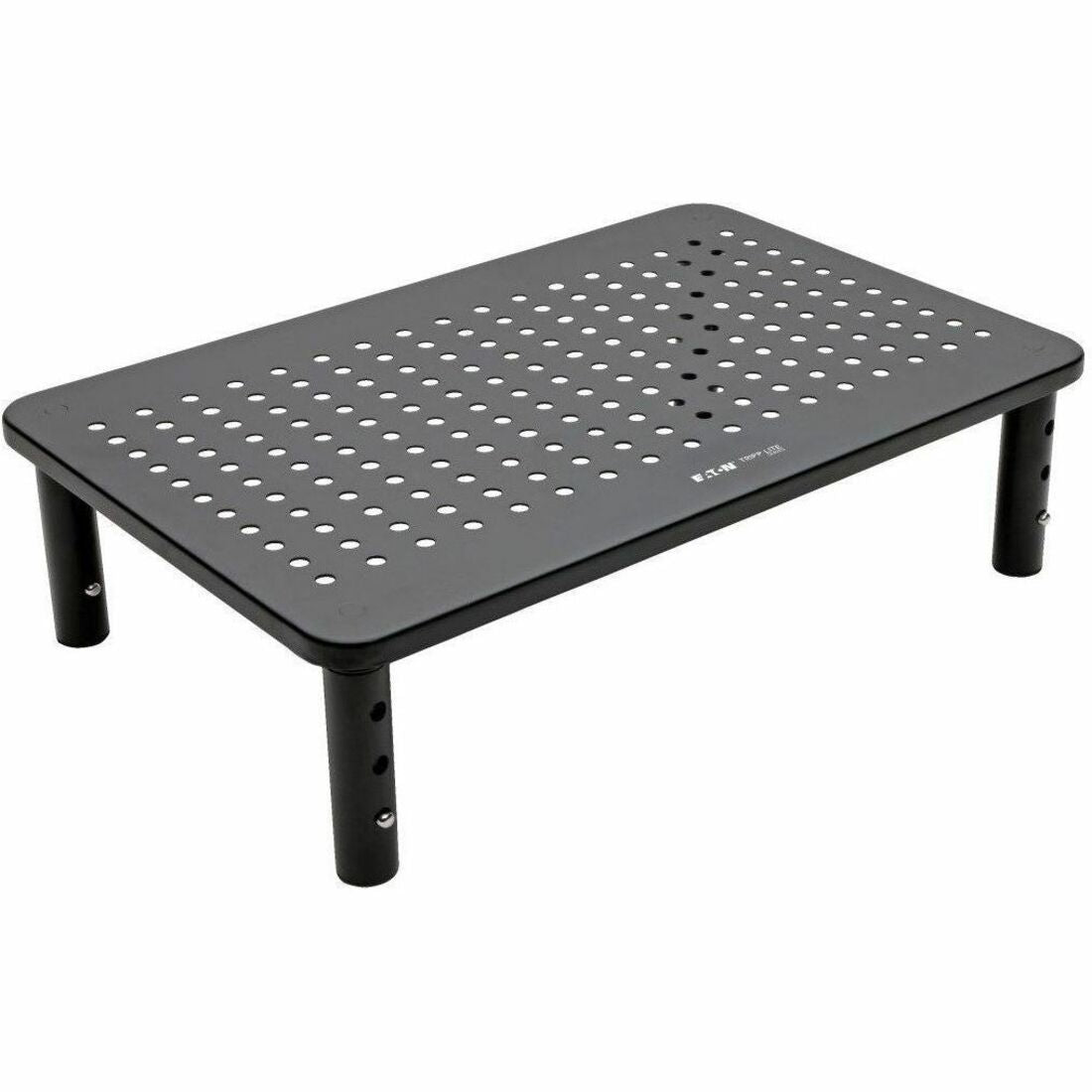 Eaton Tripp Lite Series Monitor Riser for Desk, 14 x 9 in. - Height Adjustable, Metal, Black — MR1411M