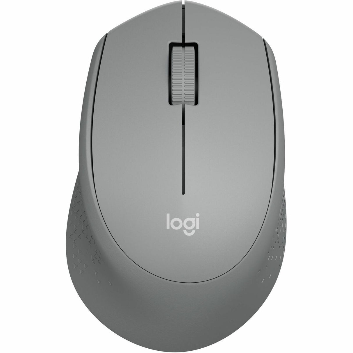 Logitech M330 SILENT PLUS Wireless Mouse, 2.4GHz with USB Receiver, Optical Tracking, Quiet & Lightweight, Gray — 910-004908