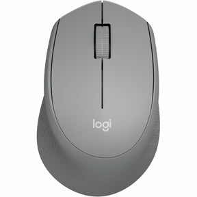 Logitech M330 SILENT PLUS Wireless Mouse, 2.4GHz with USB Receiver, Optical Tracking, Quiet & Lightweight, Gray — 910-004908