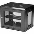StarTech.com 2-Post 9U Wall Mount Network Cabinet, 19" Wall-Mounted Server Rack for Data / IT Equipment, Small Lockable Rack Enclosure — RK9WALM