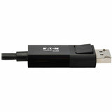 Eaton Tripp Lite Series USB-C to DisplayPort Adapter Cable (M/M), 4K 60 Hz, HDR, Locking DP Connector, 3 ft. (0.9 m) — U444-003-DP-BE