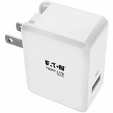Eaton Tripp Lite Series 1-Port USB Wall/Travel Charger with Quick Charge 3.0 - Class A 5/9/12V DC Out, 18W — U280-W01-QC3-1