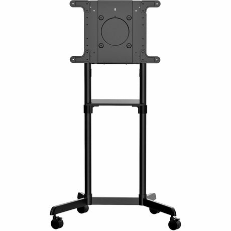 StarTech.com Mobile TV Cart, Portable Rolling TV Stand, 37-70 inch VESA Display Mount (154lb/70kg), Shelf & Storage, Rotate/Tilt Display — MBLTVSTNDEC