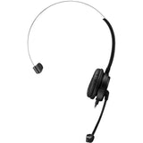 Adesso USB Single-Sided Headset with Adjustable Microphone- Noise Cancelling- Mono - USB - Wired - Over-the-head - 6 ft Cable -, Omni-directional Microphone - Black — XtreamP1