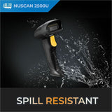 Adesso NuScan 2500TU Spill Resistant Antimicrobial 2D Barcode Scanner — NUSCAN2500TU