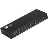 SIIG 10 Port Industrial USB 3.1 Gen 1 Hub with Dual USB-C & 65W Charging — ID-US0811-S1