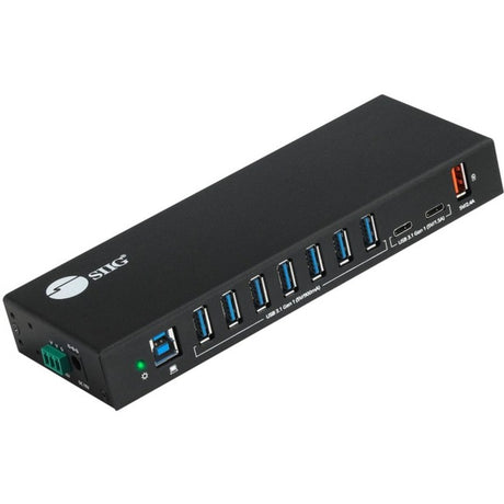 SIIG 10 Port Industrial USB 3.1 Gen 1 Hub with Dual USB-C & 65W Charging — ID-US0811-S1
