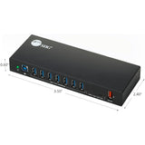 SIIG 10 Port Industrial USB 3.1 Gen 1 Hub with Dual USB-C & 65W Charging — ID-US0811-S1