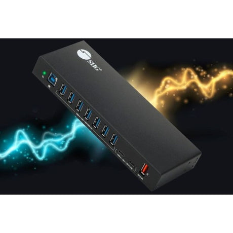 SIIG 10 Port Industrial USB 3.1 Gen 1 Hub with Dual USB-C & 65W Charging — ID-US0811-S1