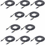 StarTech.com 6 ft. CAT6 Ethernet Cable - 10 Pack - ETL Verified - Black CAT6 Patch Cord - Snagless RJ45 Connectors - 24 AWG - UTP — N6PATCH6BK10PK