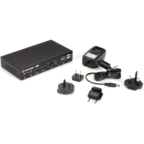 Black Box KVM Switch - UHD 4K, Dual-Monitor, HDMI/DisplayPort, USB 3.2 Gen 1, USB Type C, Audio, 2-Port — KVD200-2H
