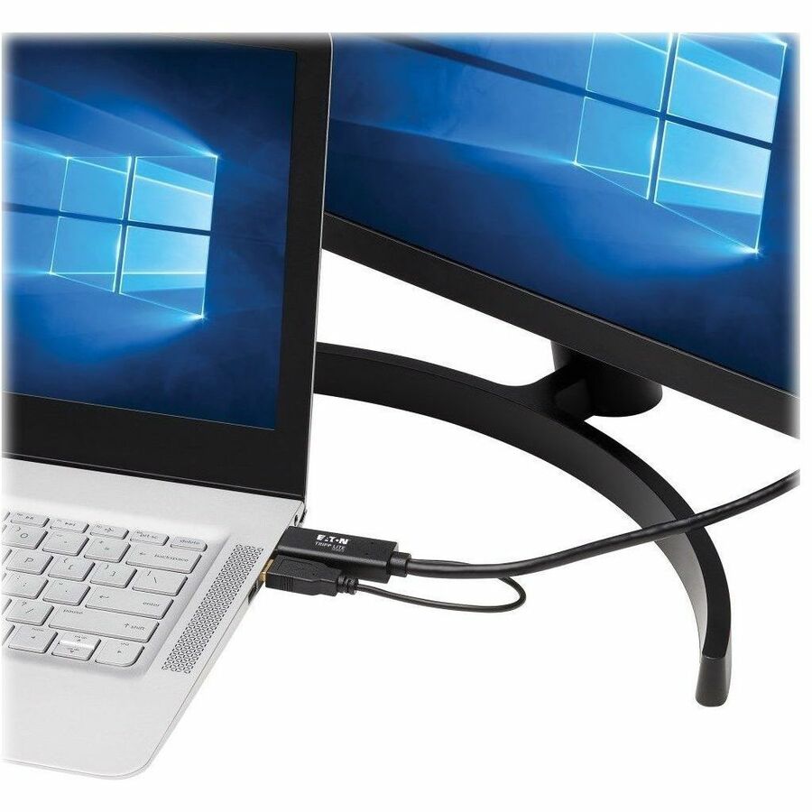 Eaton Tripp Lite Series HDMI to DisplayPort Active Adapter Cable (M/M) - 4K, USB Power, Black, 1 m (3.3 ft.) — P567-01M