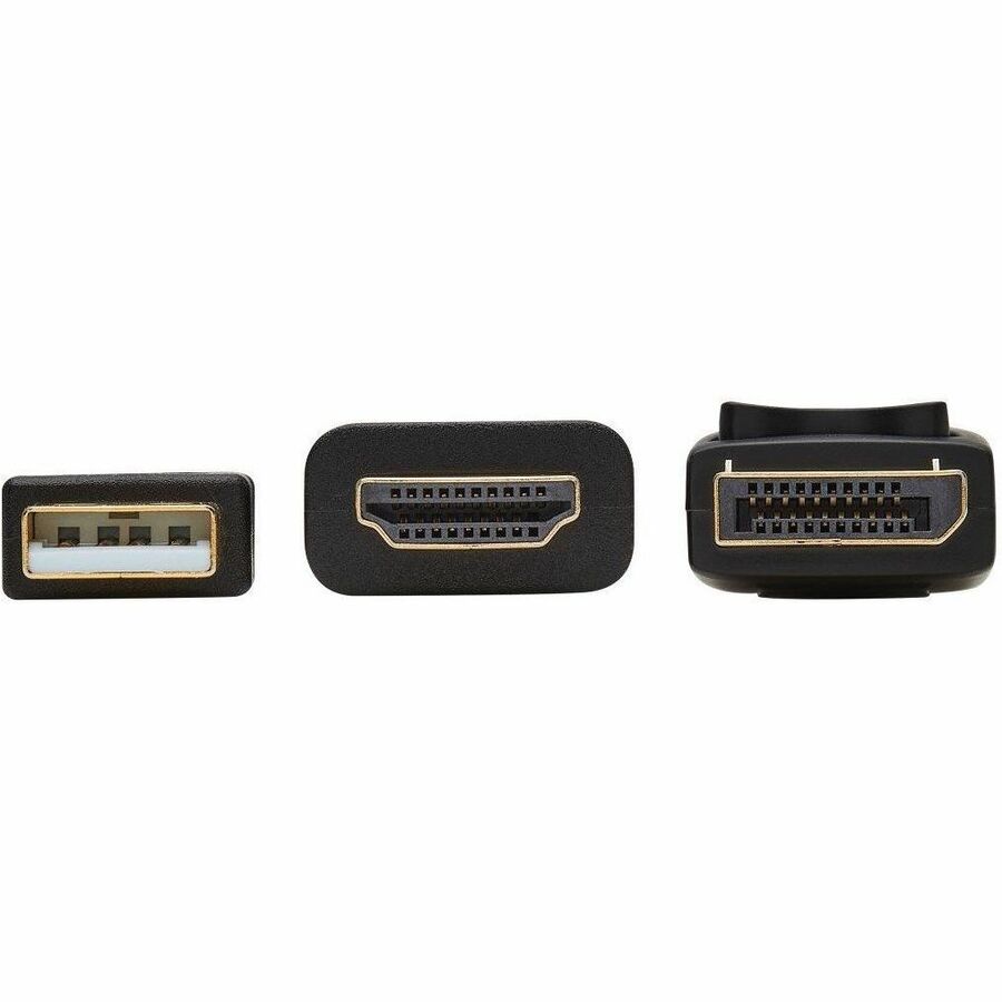 Eaton Tripp Lite Series HDMI to DisplayPort Active Adapter Cable (M/M) - 4K, USB Power, Black, 1 m (3.3 ft.) — P567-01M