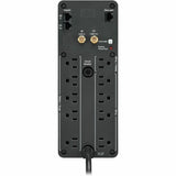 APC Back-UPS Pro, 1500VA/900W, Tower, 120V, 10x NEMA 5-15R outlets, AVR, USB Type A + C ports, LCD, User Replaceable Battery — BR1500MS2