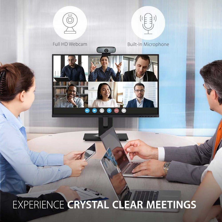 ViewSonic VB-CAM-002 Video Conferencing Camera - 30 fps - Black, Silver - Micro USB — VB-CAM-002