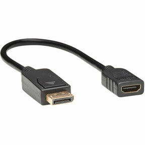 Eaton Tripp Lite Series DisplayPort to HDMI Video Adapter Video Converter (M/F), HDCP, Black, 1 ft. — P136-001