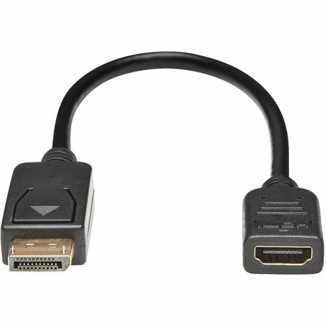Eaton Tripp Lite Series DisplayPort to HDMI Video Adapter Video Converter (M/F), HDCP, Black, 1 ft. — P136-001