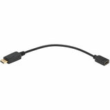 Eaton Tripp Lite Series DisplayPort to HDMI Video Adapter Video Converter (M/F), HDCP, Black, 1 ft. — P136-001