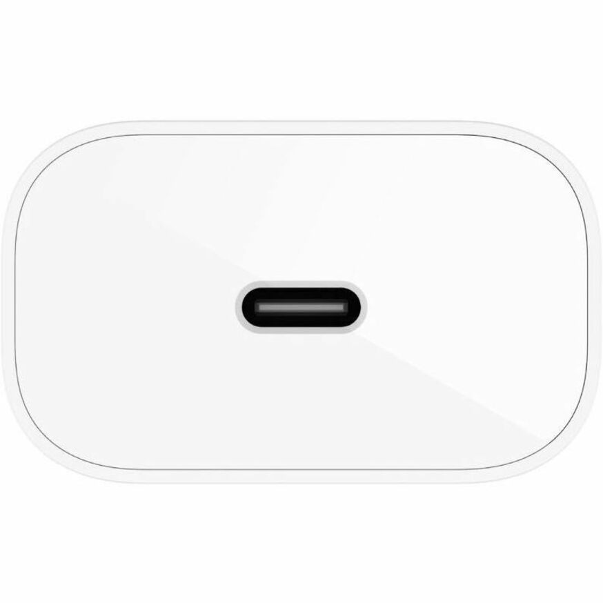 Belkin 25W Portable USB-C Wall Charger - 1xUSB-C - Fast Charging - Power Adapter - White — WCA004dqWH