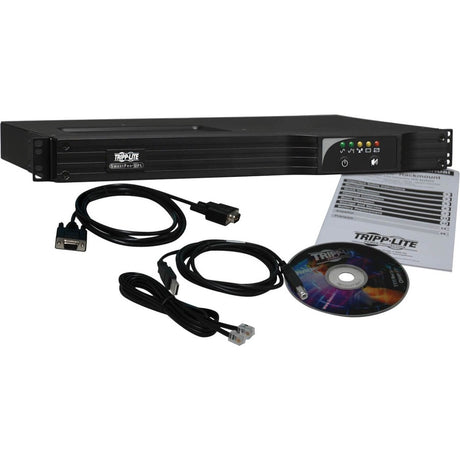 Eaton Tripp Lite Series SmartPro 120V 500VA 300W Line-Interactive UPS, 1U, WEBCARDLX, USB, DB9, 6 Outlets — SMART500RT1UN