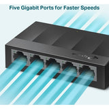 TP-Link LS1005G - Litewave 5 Port Gigabit Ethernet Switch — LS1005G