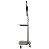 Eaton Tripp Lite Series Premier Rolling TV Cart for 37" to 70" Displays, Black Glass Base and Shelf, Locking Casters — DMCS3770SG75