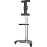 Eaton Tripp Lite Series Premier Rolling TV Cart for 37" to 70" Displays, Black Glass Base and Shelf, Locking Casters — DMCS3770SG75