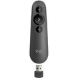 Logitech R500s Laser Presentation Remote, Bluetooth, USB-A Receiver, Presentation Clicker with Laser Pointer (Class 1) for Powerpoint, Keynote, Google Slides — 910-006518