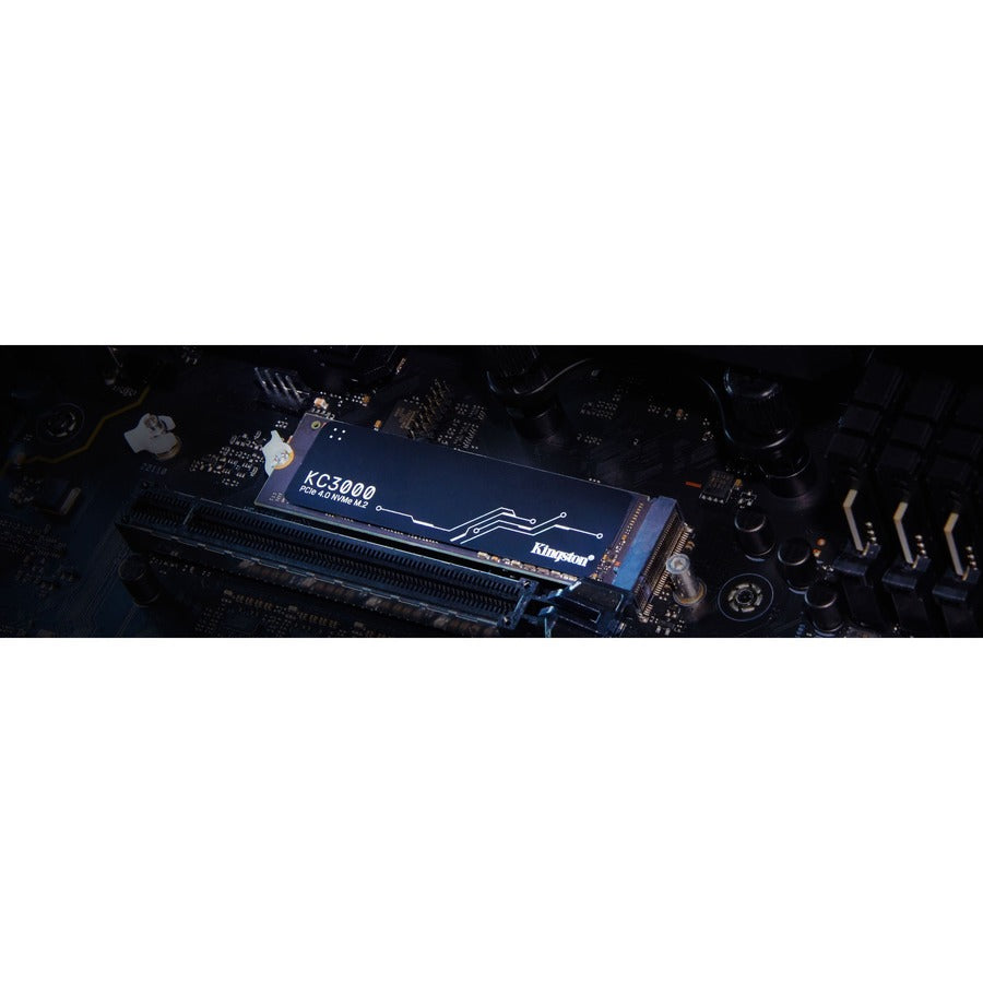 Kingston KC3000 512 GB Solid State Drive - M.2 2280 Internal - PCI Express NVMe (PCI Express NVMe 4.0 x4) — SKC3000S/512G