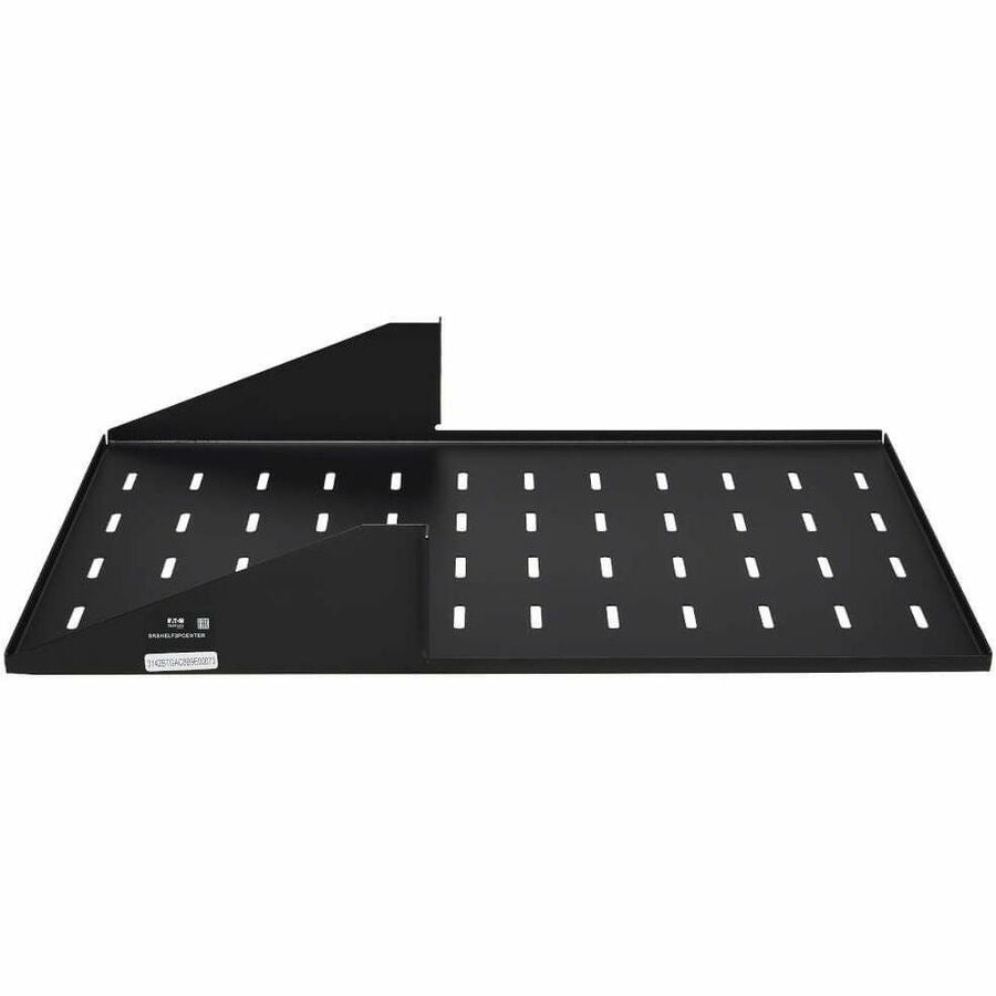 Eaton Tripp Lite Series SmartRack Center-Mounted Steel Rack Shelf - 2U, Vented, 21.5 in. Deep, Holds up to 100 lb. (45 kg) — SRSHELF2PCENTER