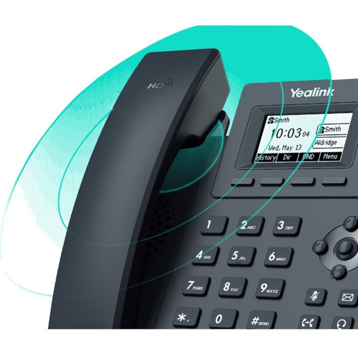 Yealink SIP-T33G IP Phone - Corded/Cordless - Corded - Wall Mountable, Desktop - Classic Gray — 1301046