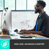 Logitech MX Keys Mini Wireless Illuminated Keyboard for Business, Compact, Logi Bolt Technology, Graphite — 920-010594
