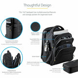 StarTech.com 15.6" Laptop Backpack w/ Removable Accessory Case, Professional IT Tech Backpack for Work/Travel/Commute, Nylon Computer Bag — NTBKBAG156