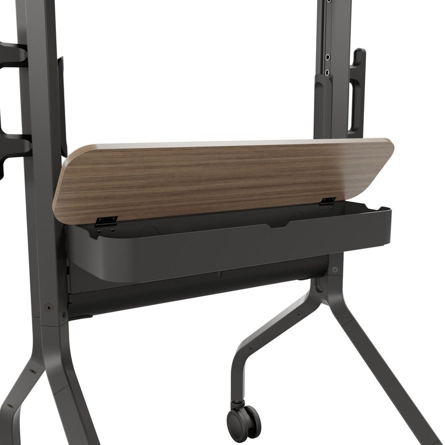 Chief Voyager Manual height Adjustable AV Mobile Cart - For 50-85 Inch Displays - Mobile TV Cart - Black — LSCUB