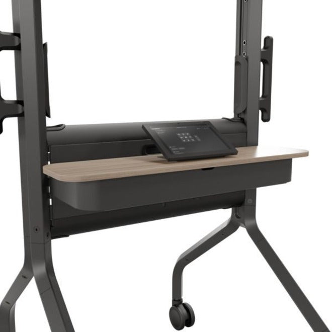 Chief Voyager Manual height Adjustable AV Mobile Cart - For 50-85 Inch Displays - Mobile TV Cart - Black — LSCUB