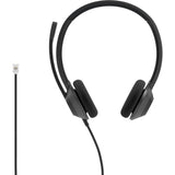 Cisco Headset 322 Wired Dual On-Ear Carbon Black RJ9 — HS-W-322-C-RJ9