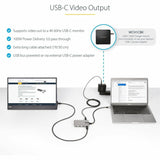 StarTech.com 4-Port USB-C Hub with USB-C DP Alt Mode Video Output, 3x USB-A, 1x USB-C, 100W Power Delivery Pass-Through, USB 3.2 10Gbps — HB31C3A1CDPPD3