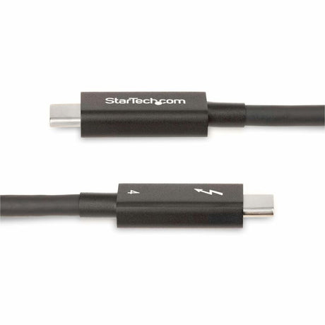 StarTech.com 6ft (2m) Active Thunderbolt 4 Cable, 40Gbps, 100W PD, 4K/8K Video, Intel-Certified, Compatible w/Thunderbolt 3/USB 3.2/DisplayPort — A40G2MB-TB4-CABLE