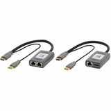 Eaton Tripp Lite Series 1-Port HDMI over Cat6 Extender Kit, Pigtail Transmitter/Receiver, 4K 60 Hz, HDR, 4:4:4, 230 ft. (70.1 m), TAA — B127U-111-PHPH