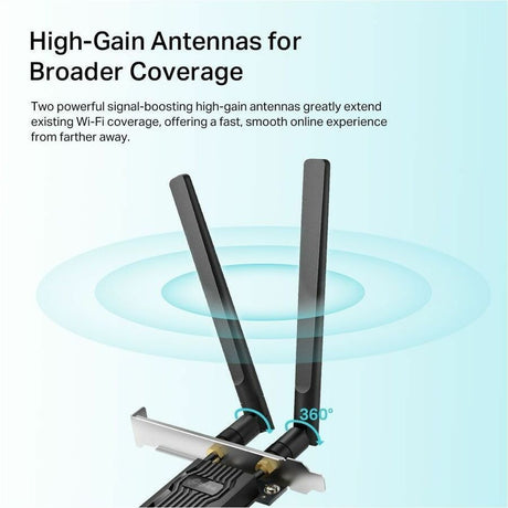 TP-Link Archer TX20E - AX1800 Dual Band Wi-Fi 6 Bluetooth 5.2 PCI Express Adapter — ArcherTX20E