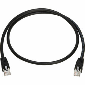 Eaton Tripp Lite Series Cat8 40G Snagless SSTP Ethernet Cable (RJ45 M/M), PoE, Black, 3 ft. (0.9 m) — N272-F03-BK