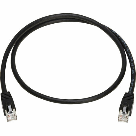 Eaton Tripp Lite Series Cat8 40G Snagless SSTP Ethernet Cable (RJ45 M/M), PoE, Black, 3 ft. (0.9 m) — N272-F03-BK